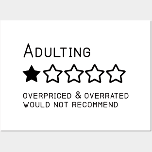 Adulting Posters and Art